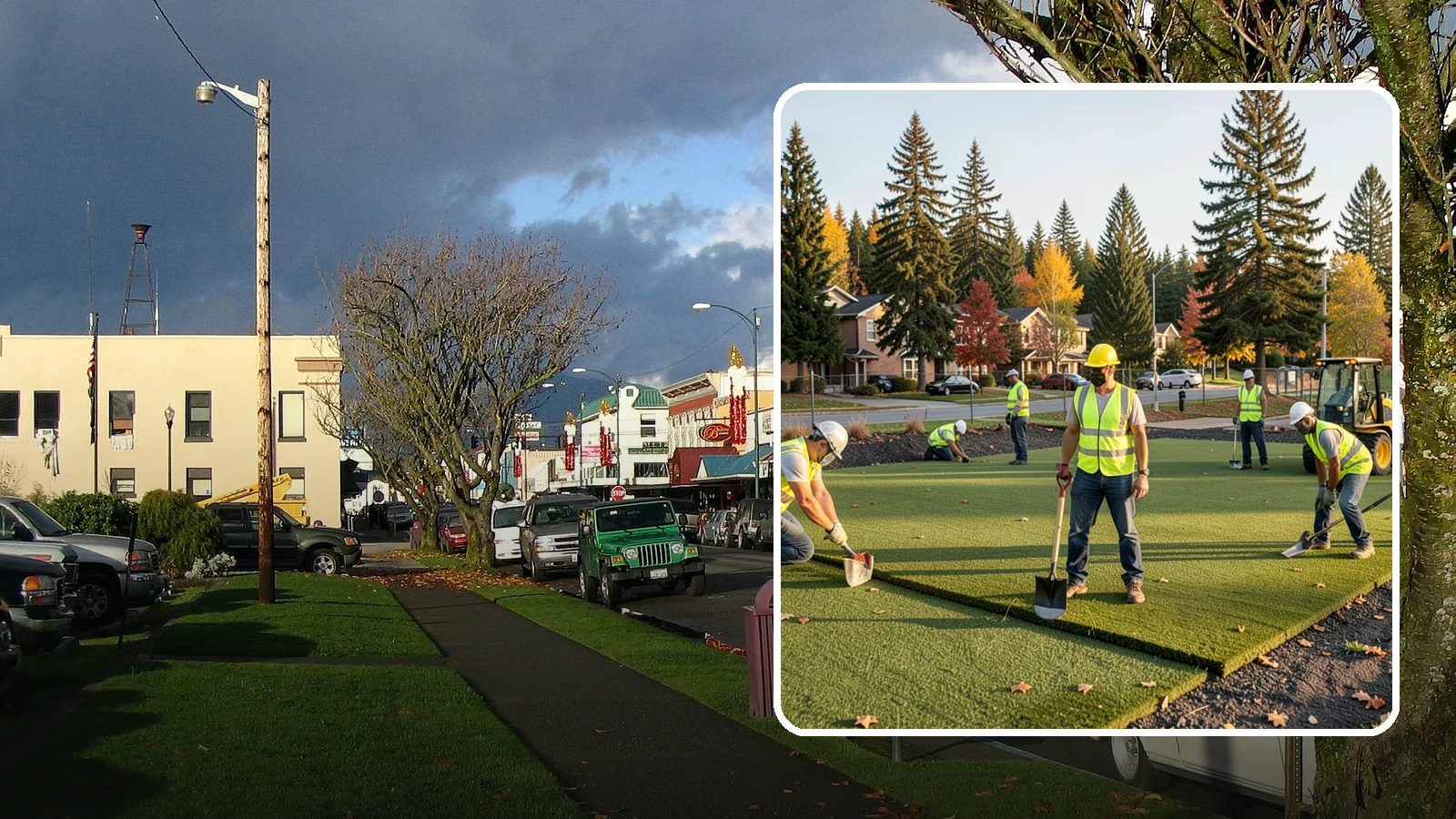 Municipal Sod Installation in Arlington, Snohomish County, WA - We install graded, established sod for public parks, sports fields, and civic grounds under insured, prevailing-wage contracts...