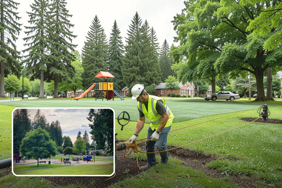 Municipal Sod Installation in Bonney Lake, Pierce County, WA - Instant, usable turf minimizes closure time for parks and fields