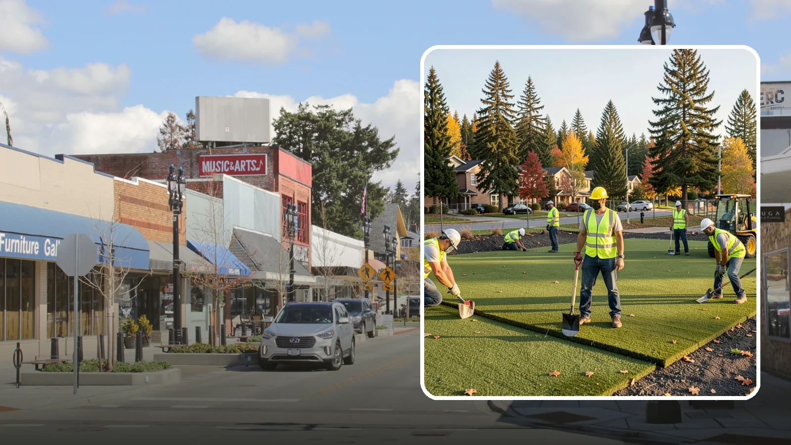 Municipal Sod Installation in Bothell, King County, WA - We install graded, established sod for public parks, sports fields, and civic grounds under insured, prevailing-wage contracts...