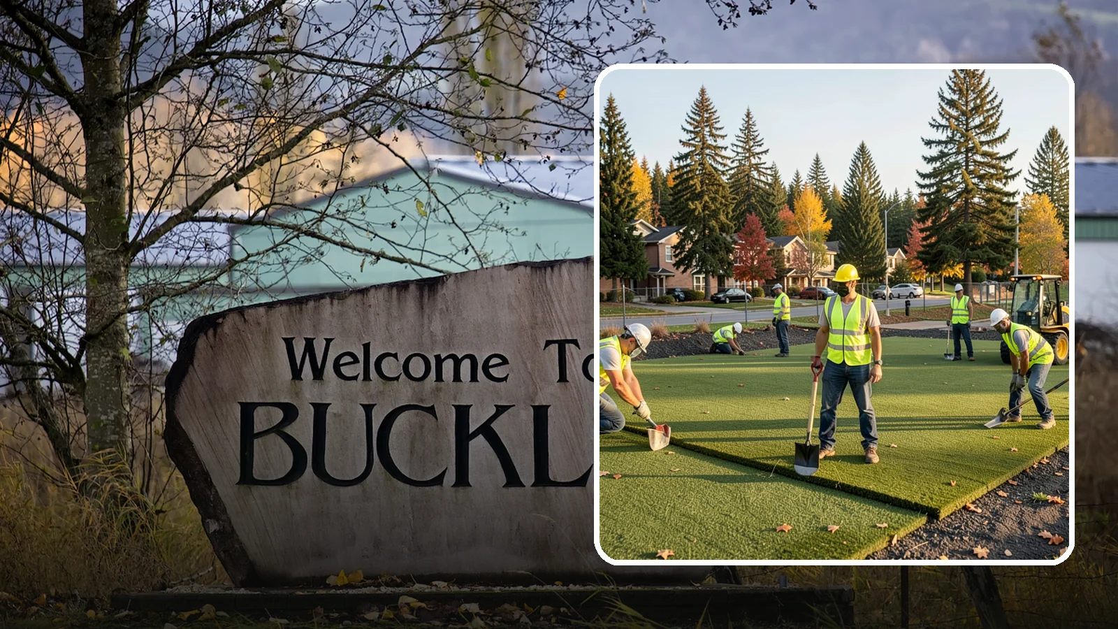 Municipal Sod Installation in Buckley, Pierce County, WA - We install graded, established sod for public parks, sports fields, and civic grounds under insured, prevailing-wage contracts...