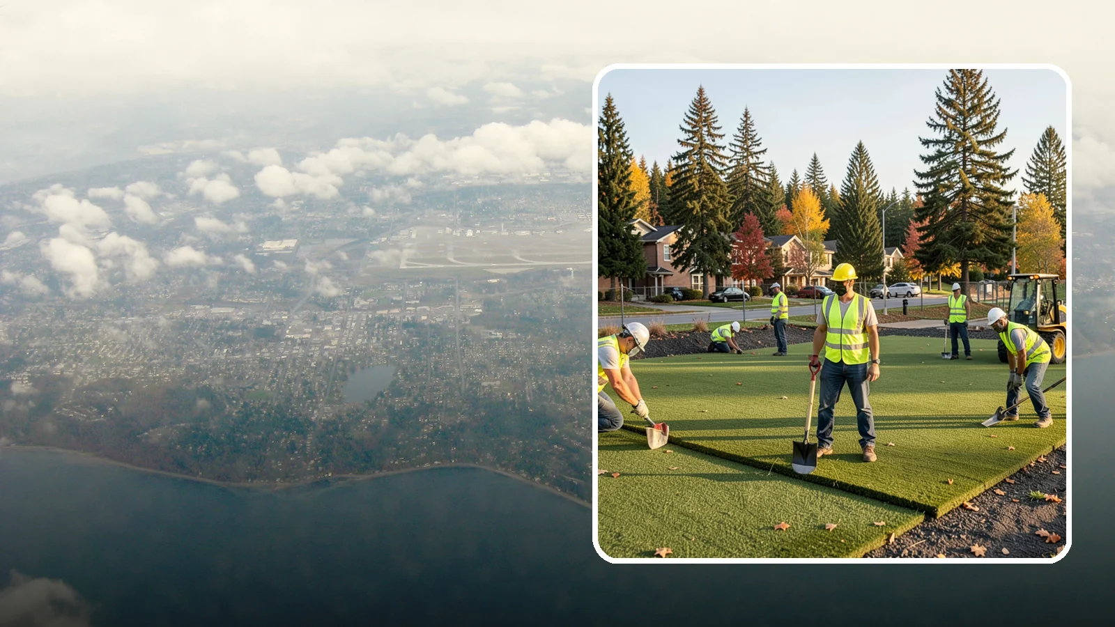Municipal Sod Installation in Burien, King County, WA - We install graded, established sod for public parks, sports fields, and civic grounds under insured, prevailing-wage contracts...