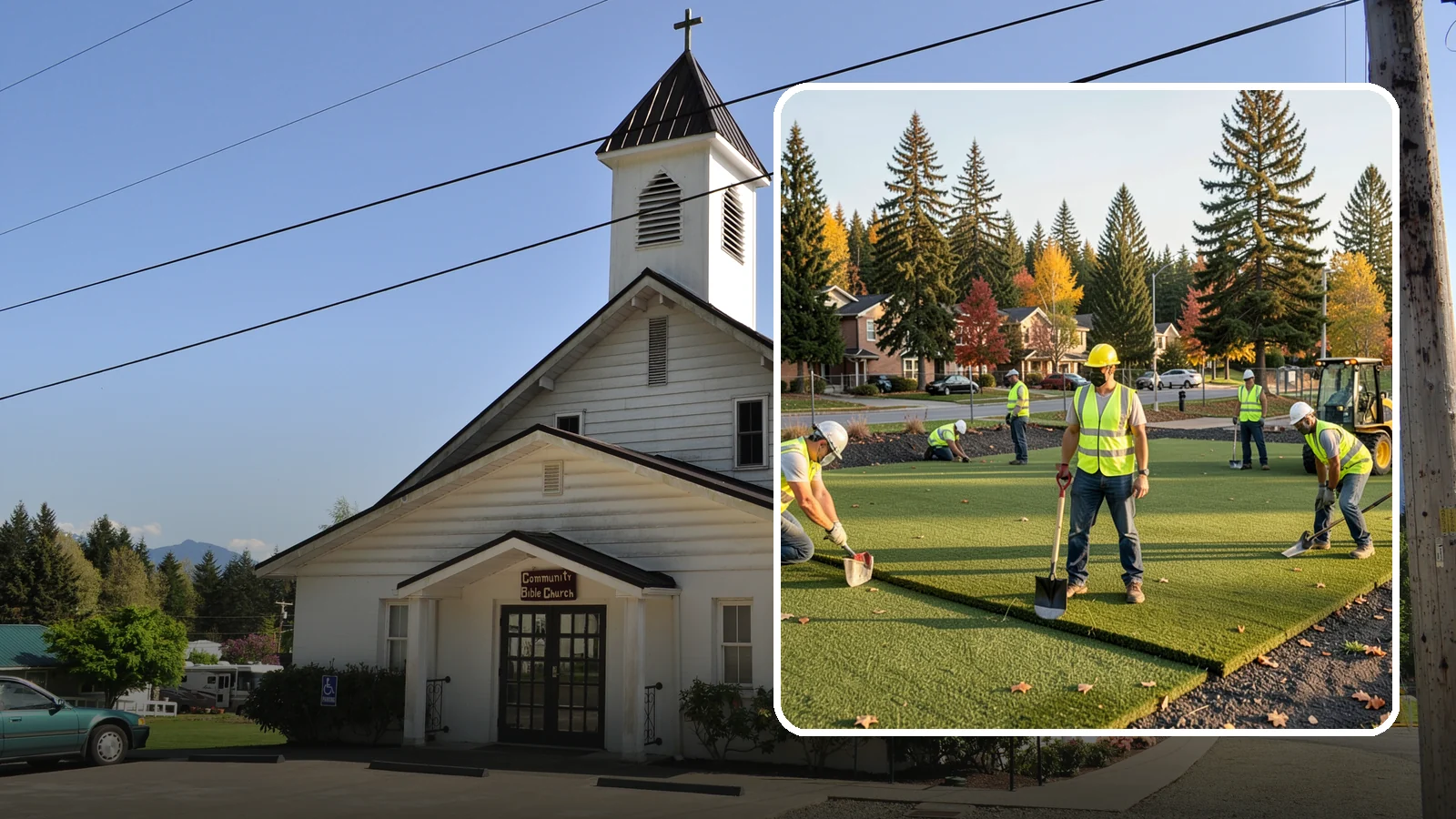 Municipal Sod Installation in Concrete, Skagit County, WA - We install graded, established sod for public parks, sports fields, and civic grounds under insured, prevailing-wage contracts...