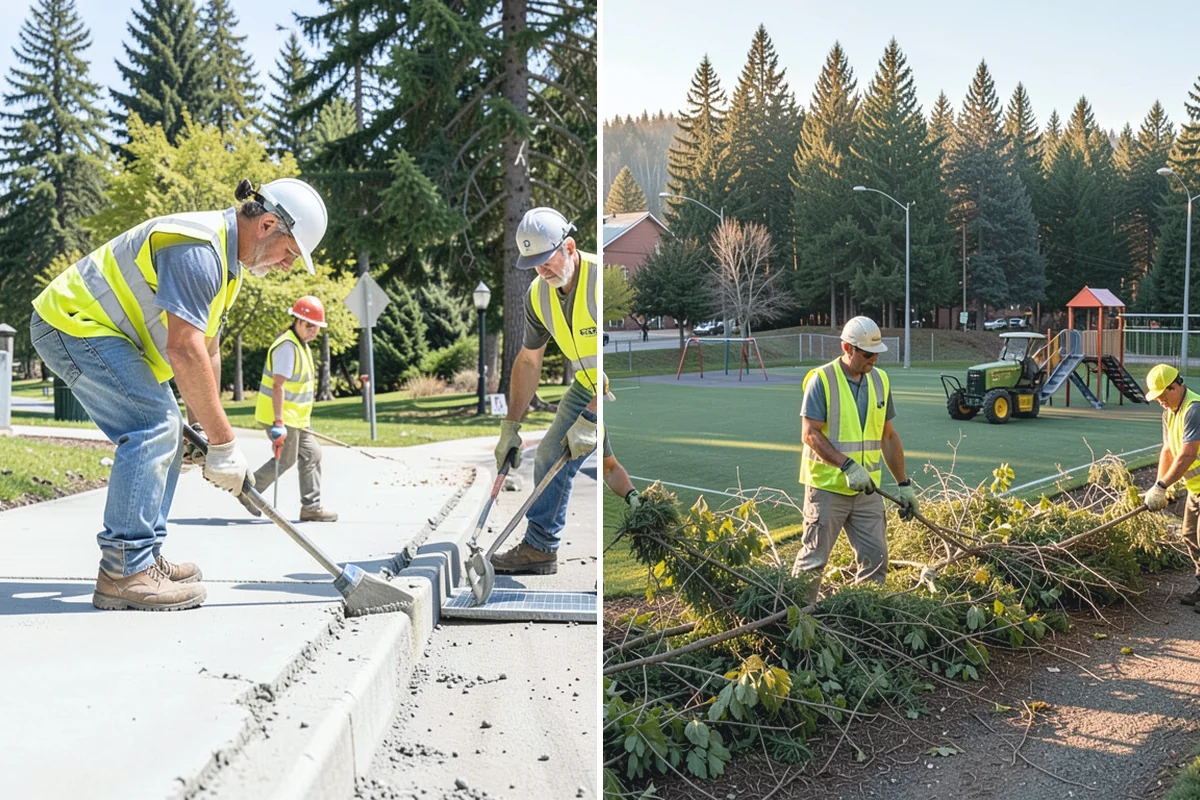 Municipal Sod Installation in Coupeville, Island County, WA - We assess the site, confirm grades, and specify sod variety and quantity