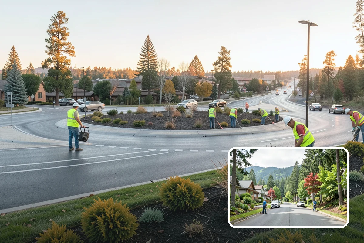 Municipal Sod Installation in Darrington, Snohomish County, WA - Instant, usable turf minimizes closure time for parks and fields