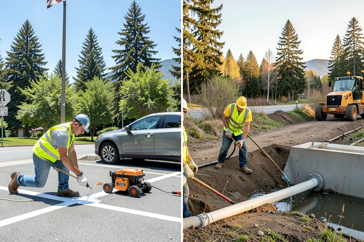 Municipal Sod Installation in DuPont, Pierce County, WA - We assess the site, confirm grades, and specify sod variety and quantity