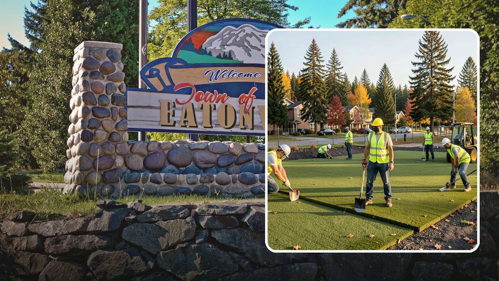 Municipal Sod Installation in Eatonville, Pierce County, WA - We install graded, established sod for public parks, sports fields, and civic grounds under insured, prevailing-wage contracts...