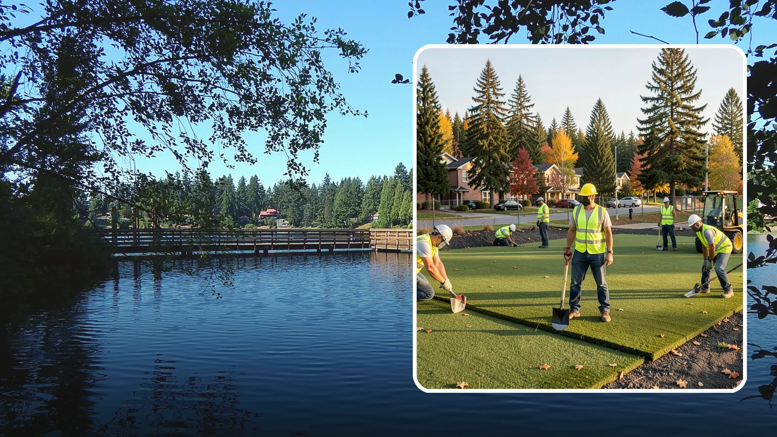 Municipal Sod Installation in Federal Way, King County, WA - We install graded, established sod for public parks, sports fields, and civic grounds under insured, prevailing-wage contracts...