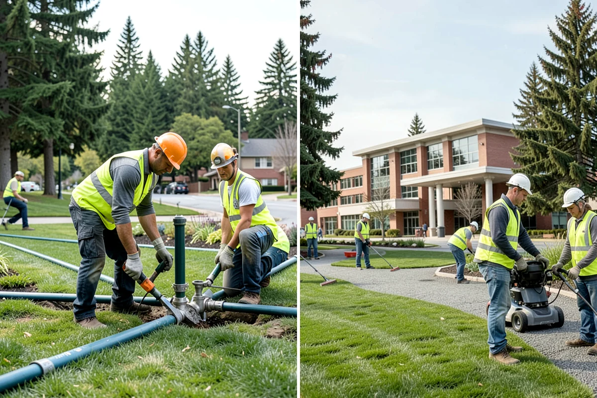 Municipal Sod Installation in Federal Way, King County, WA - We assess the site, confirm grades, and specify sod variety and quantity