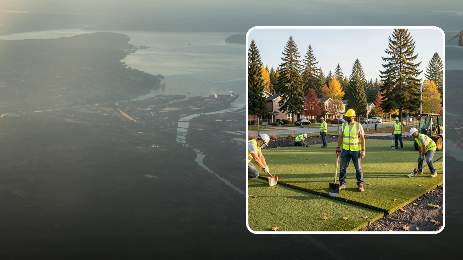 Municipal Sod Installation in Fife, Pierce County, WA - We install graded, established sod for public parks, sports fields, and civic grounds under insured, prevailing-wage contracts...