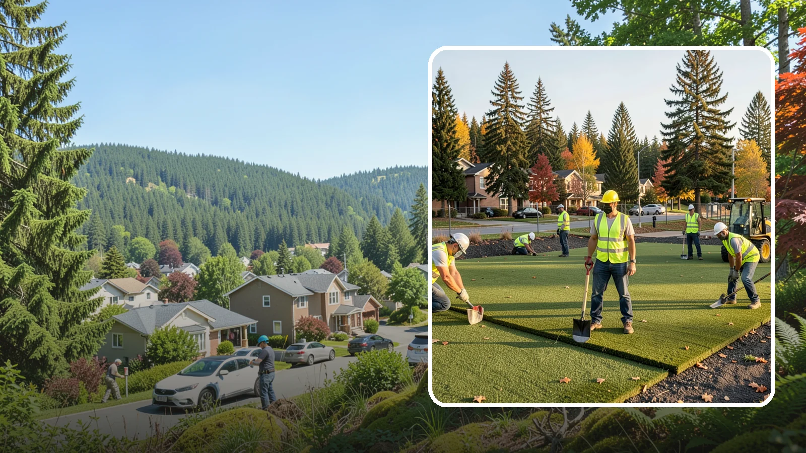 Municipal Sod Installation in Index, Snohomish County, WA - We install graded, established sod for public parks, sports fields, and civic grounds under insured, prevailing-wage contracts...