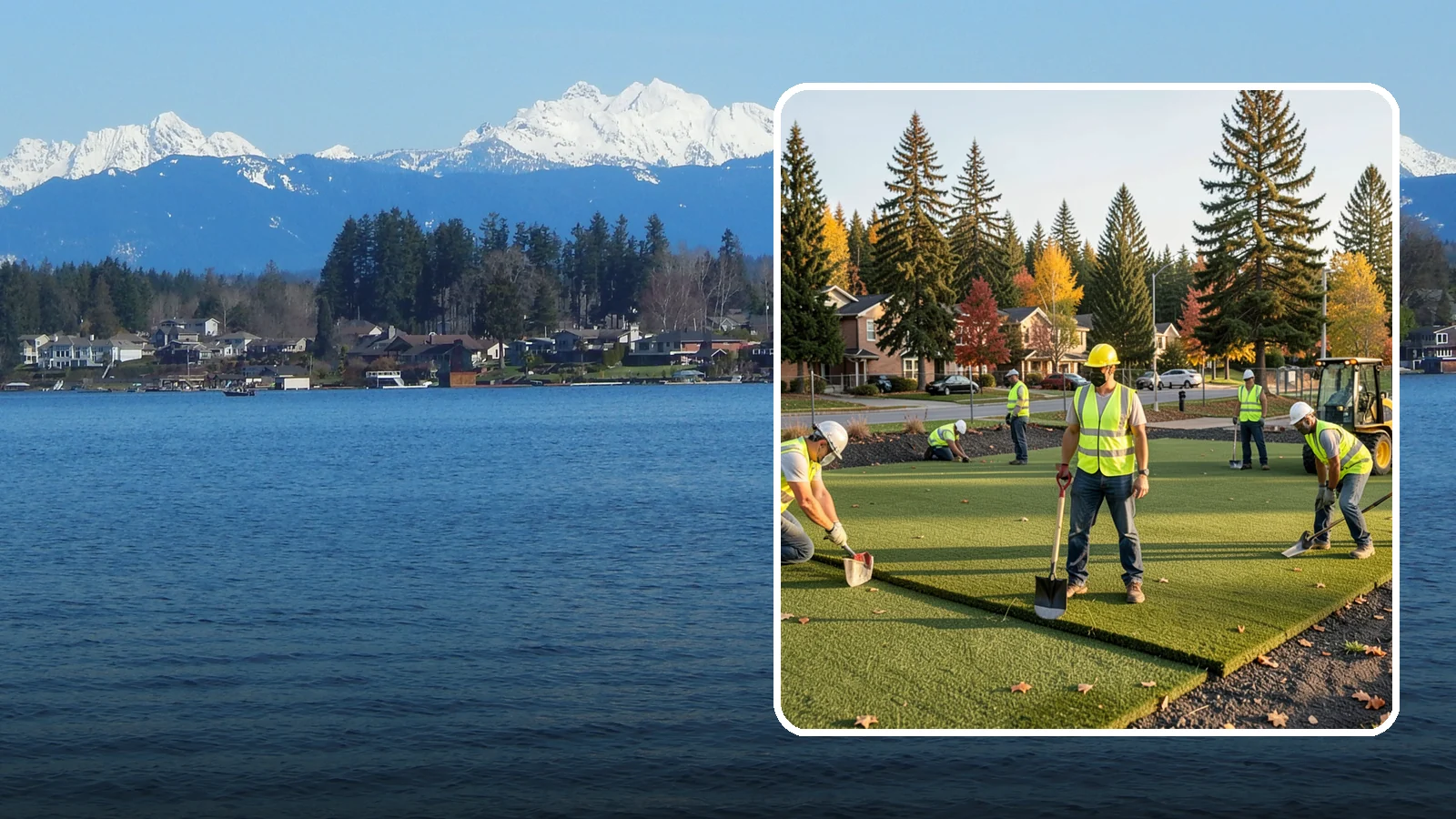 Municipal Sod Installation in Lake Stevens, Snohomish County, WA - We install graded, established sod for public parks, sports fields, and civic grounds under insured, prevailing-wage contracts...
