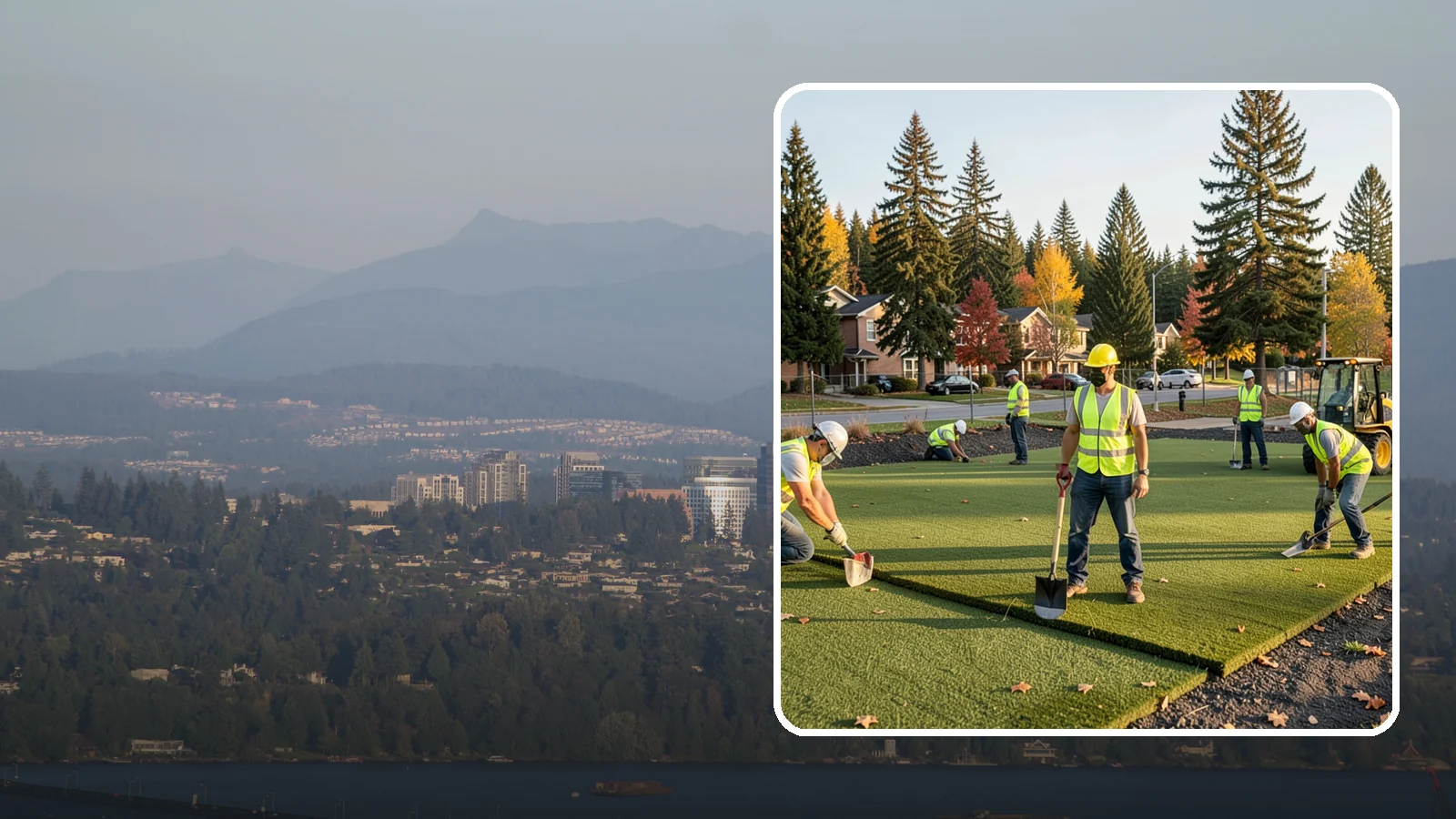Municipal Sod Installation in Medina, King County, WA - We install graded, established sod for public parks, sports fields, and civic grounds under insured, prevailing-wage contracts...