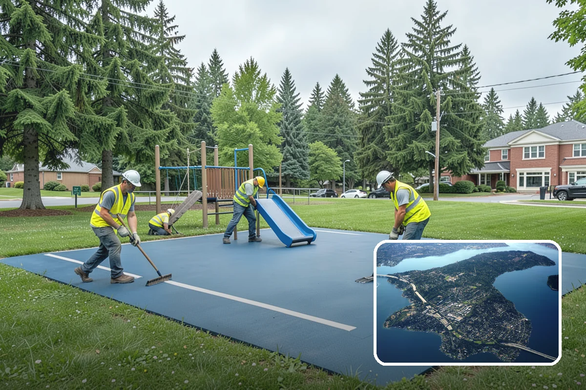 Municipal Sod Installation in Mercer Island, King County, WA - Instant, usable turf minimizes closure time for parks and fields