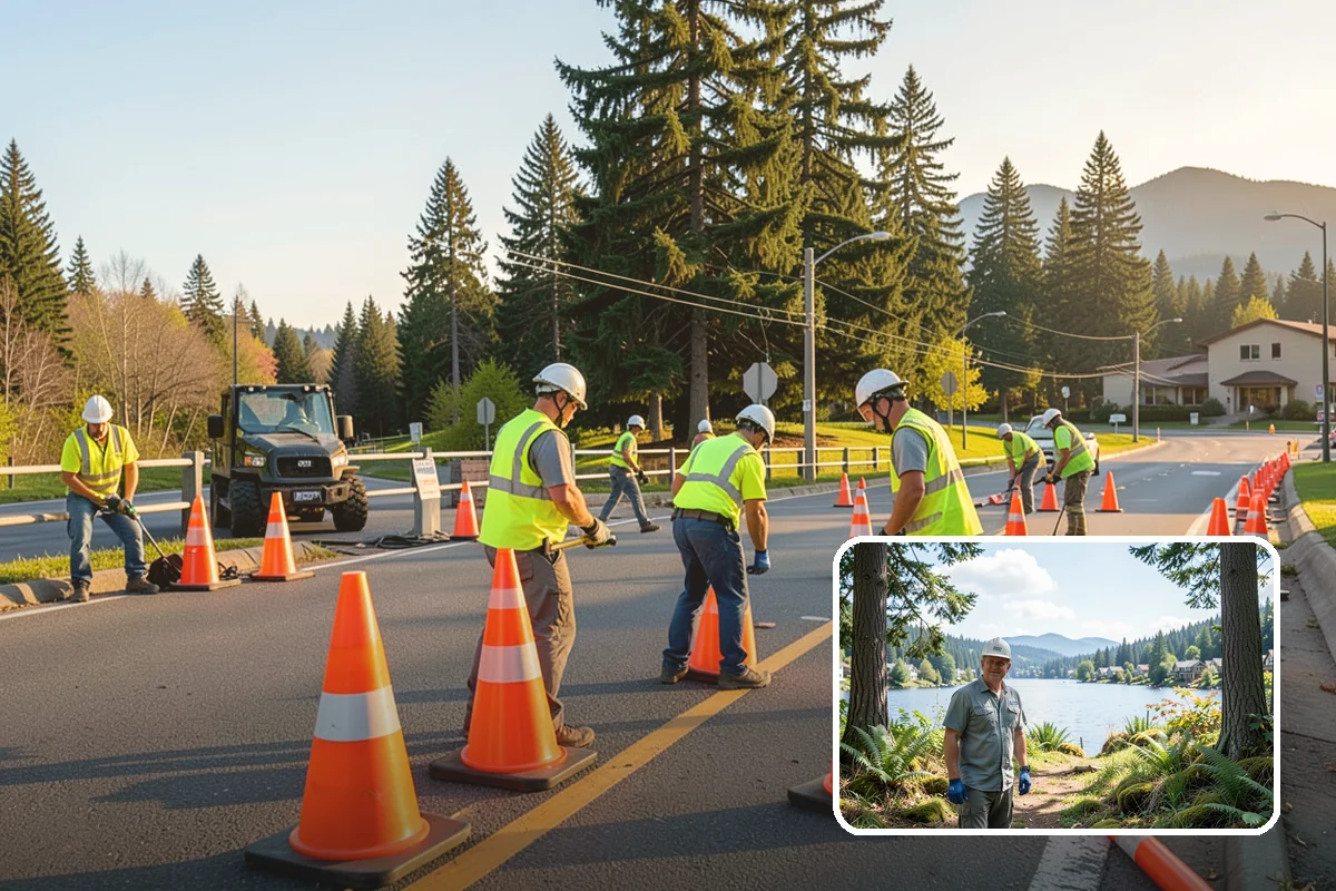 Municipal Sod Installation in Milton, King County, WA - Instant, usable turf minimizes closure time for parks and fields