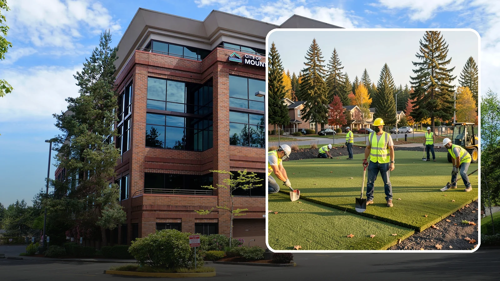 Municipal Sod Installation in Mountlake Terrace, Snohomish County, WA - We install graded, established sod for public parks, sports fields, and civic grounds under insured, prevailing-wage contracts...