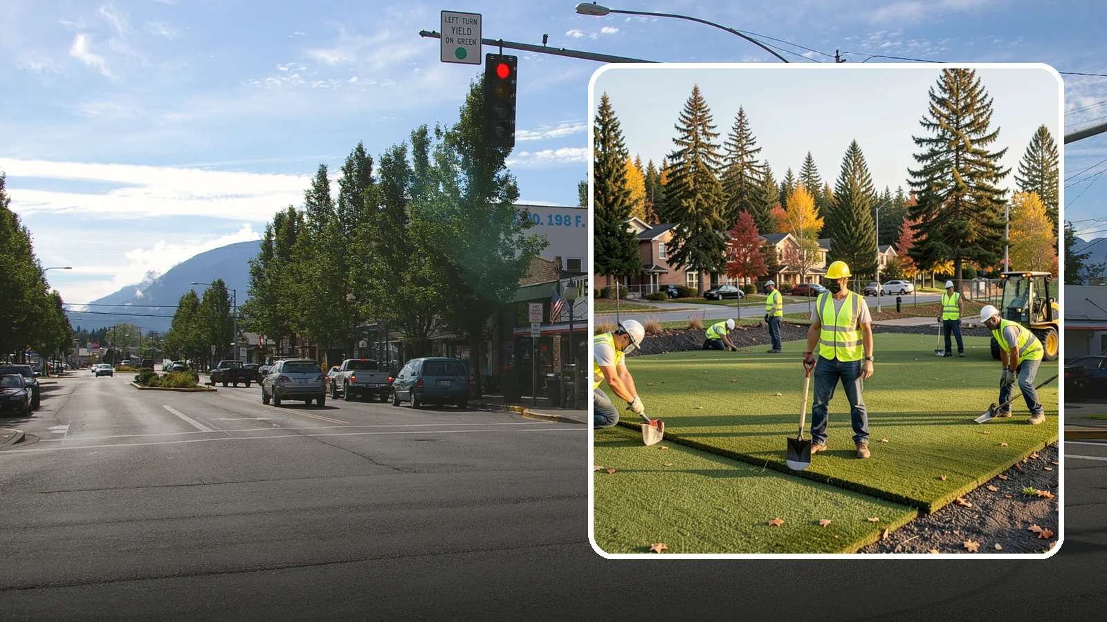 Municipal Sod Installation in North Bend, King County, WA - We install graded, established sod for public parks, sports fields, and civic grounds under insured, prevailing-wage contracts...