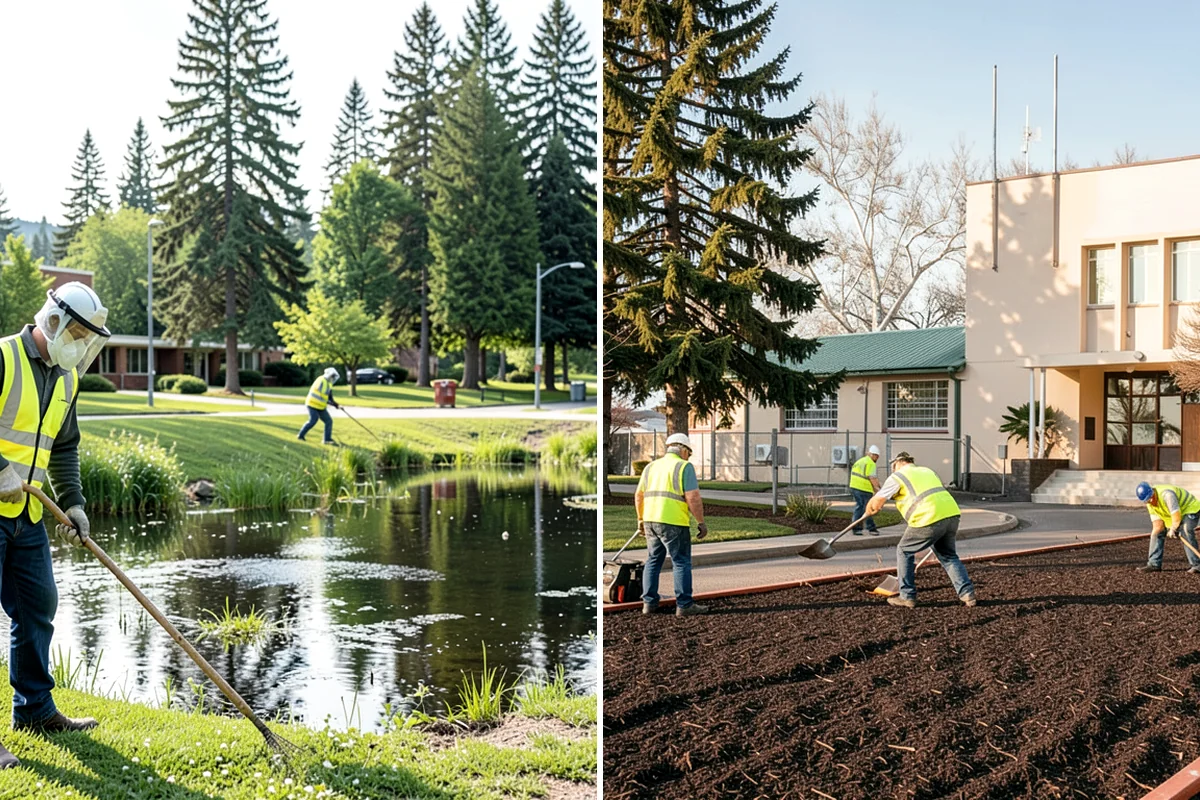 Municipal Sod Installation in Puyallup, Pierce County, WA - We assess the site, confirm grades, and specify sod variety and quantity