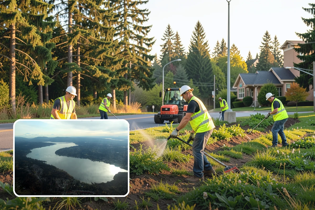 Municipal Sod Installation in Sammamish, King County, WA - Instant, usable turf minimizes closure time for parks and fields
