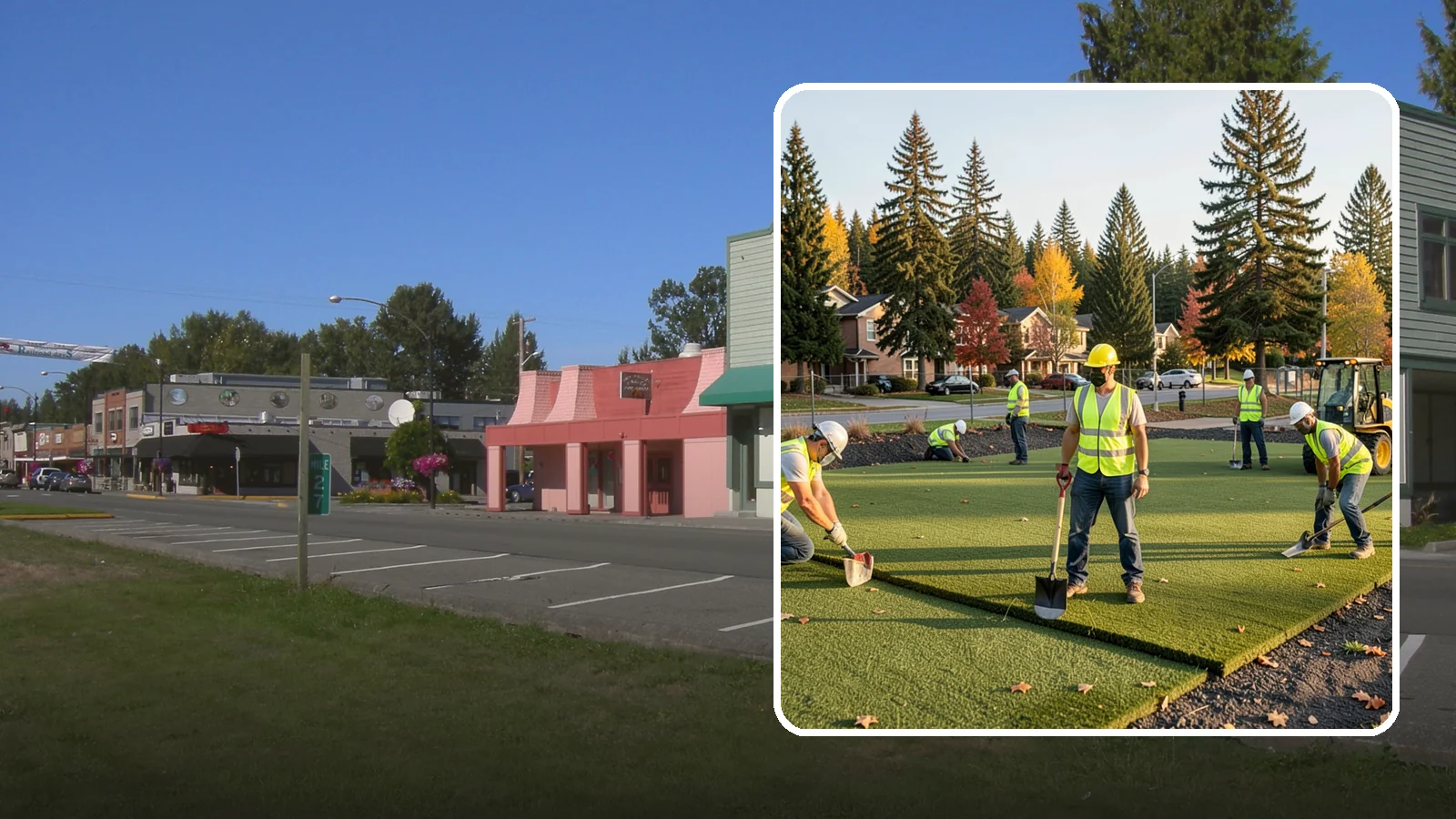 Municipal Sod Installation in Snoqualmie, King County, WA - We install graded, established sod for public parks, sports fields, and civic grounds under insured, prevailing-wage contracts...