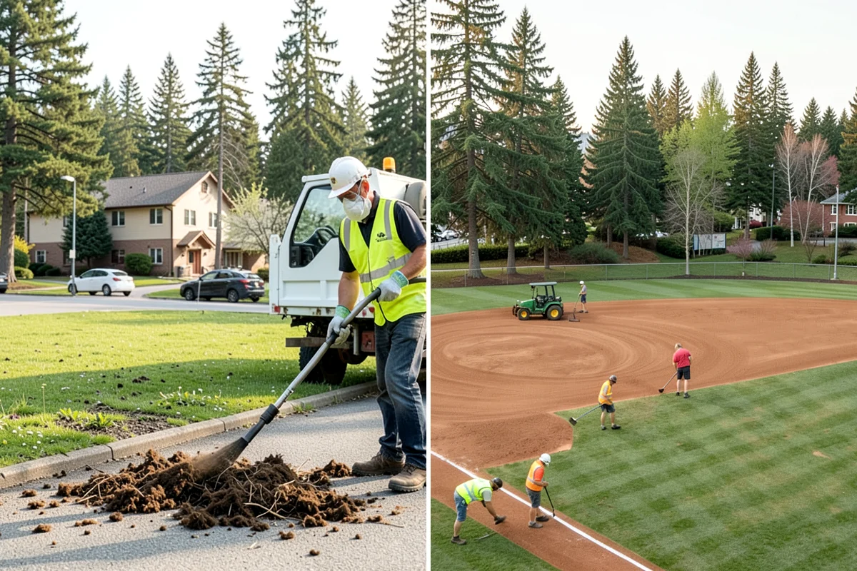 Municipal Sod Installation in Snoqualmie, King County, WA - We assess the site, confirm grades, and specify sod variety and quantity