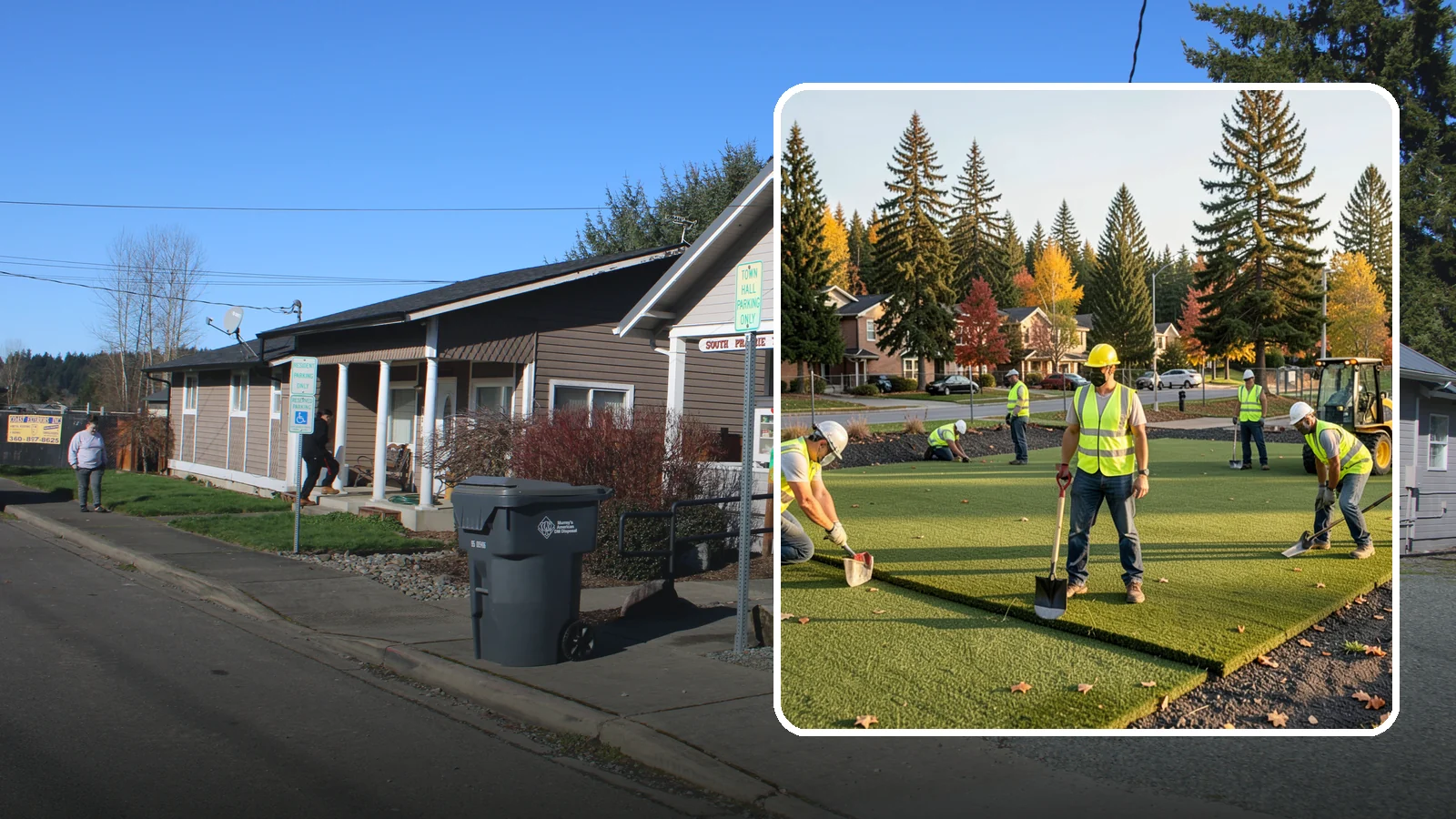 Municipal Sod Installation in South Prairie, Pierce County, WA - We install graded, established sod for public parks, sports fields, and civic grounds under insured, prevailing-wage contracts...