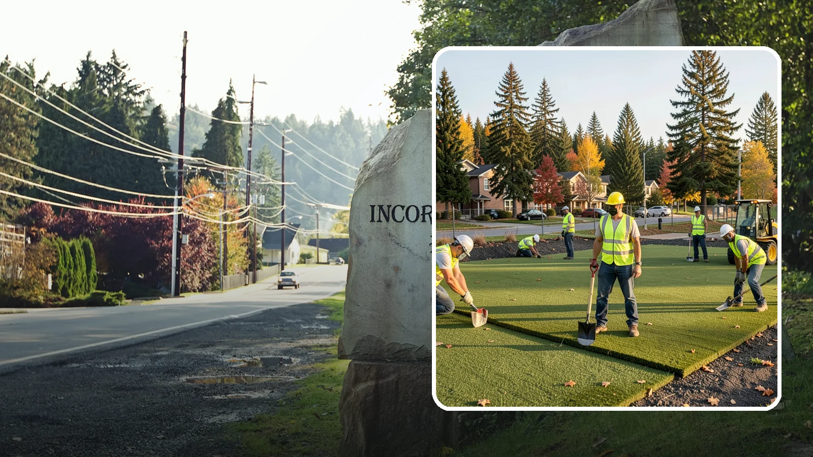 Municipal Sod Installation in Wilkeson, Pierce County, WA - We install graded, established sod for public parks, sports fields, and civic grounds under insured, prevailing-wage contracts...