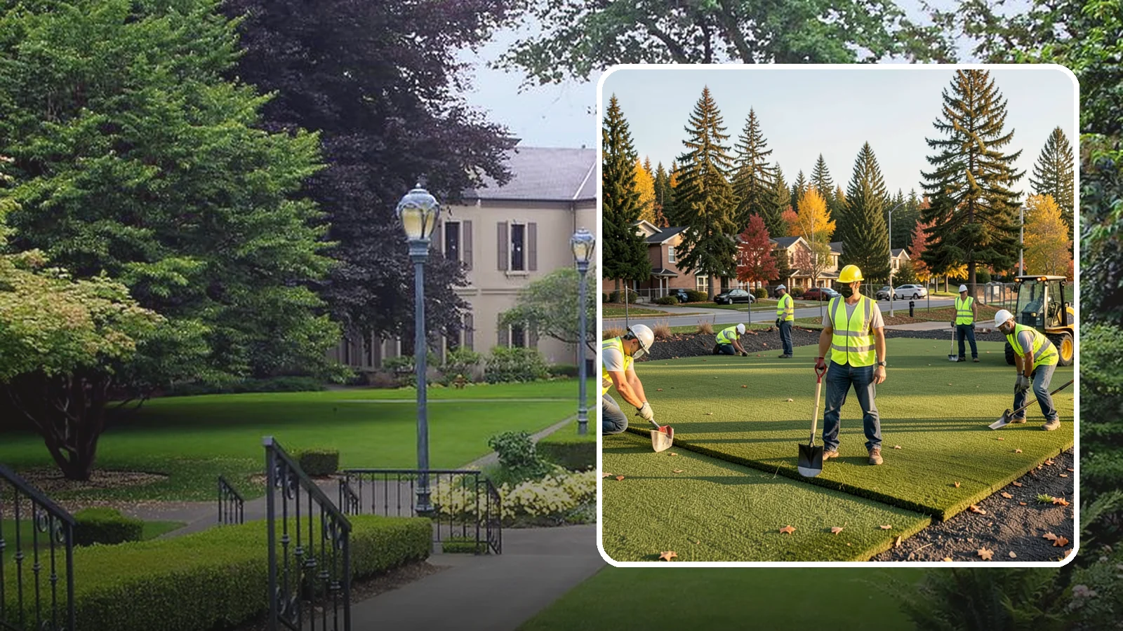 Municipal Sod Installation in Woodinville, King County, WA - We install graded, established sod for public parks, sports fields, and civic grounds under insured, prevailing-wage contracts...