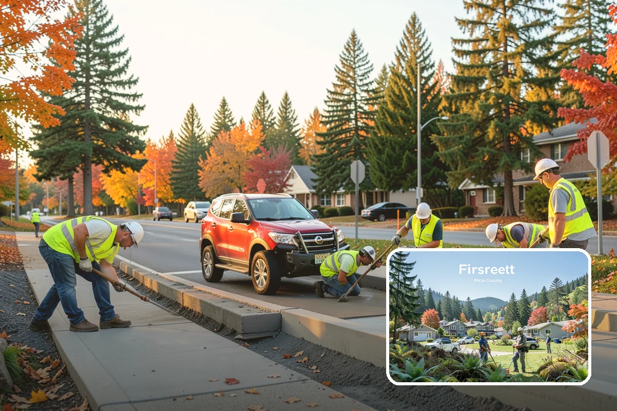 Municipal Storm Tree Response in Fircrest, Pierce County, WA - Pre-established on-call terms allow immediate response without emergency procurement delays
