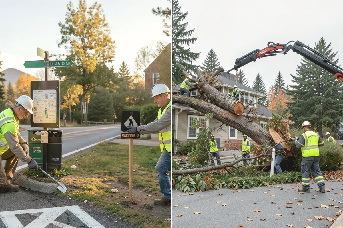 Municipal Storm Tree Response in Issaquah, King County, WA - We activate under your on-call agreement when a storm event is declared