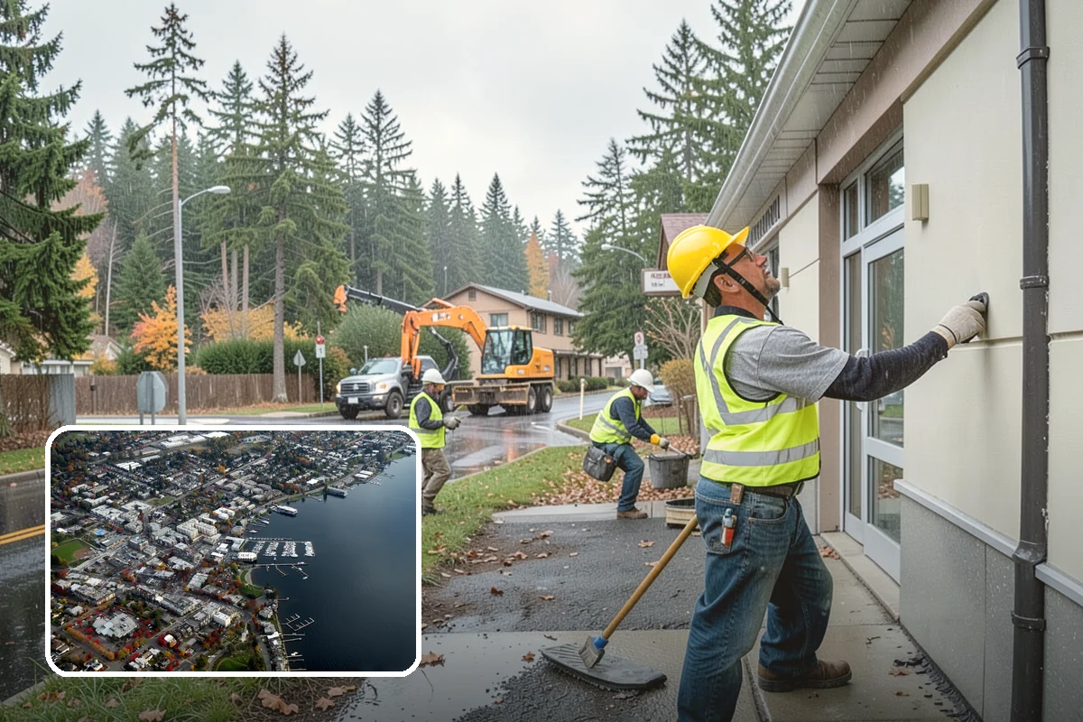 Municipal Storm Tree Response in Kirkland, King County, WA - Pre-established on-call terms allow immediate response without emergency procurement delays