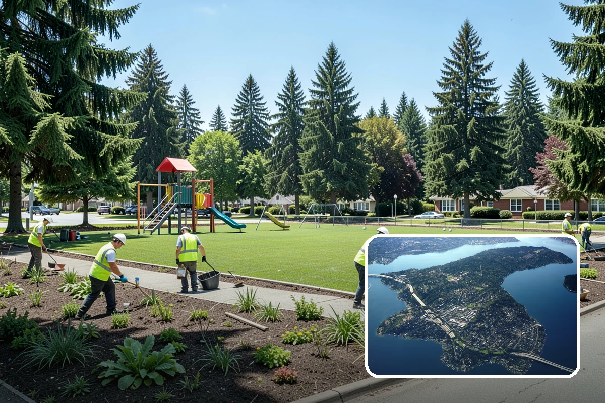 Municipal Storm Tree Response in Mercer Island, King County, WA - Pre-established on-call terms allow immediate response without emergency procurement delays