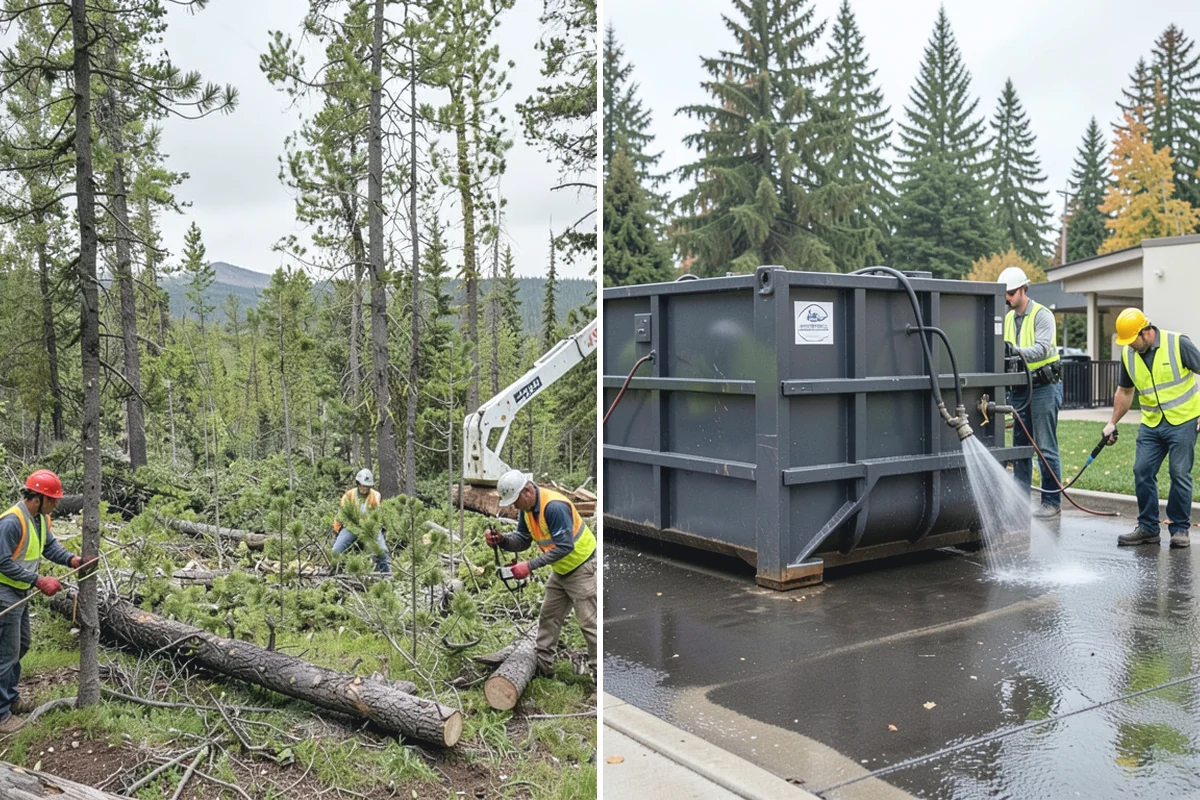 Municipal Storm Tree Response in Redmond, King County, WA - We activate under your on-call agreement when a storm event is declared