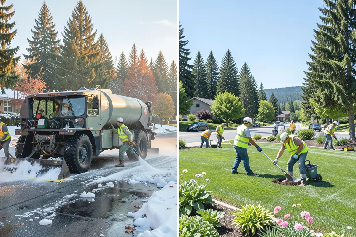Municipal Storm Tree Response in Renton, King County, WA - We activate under your on-call agreement when a storm event is declared