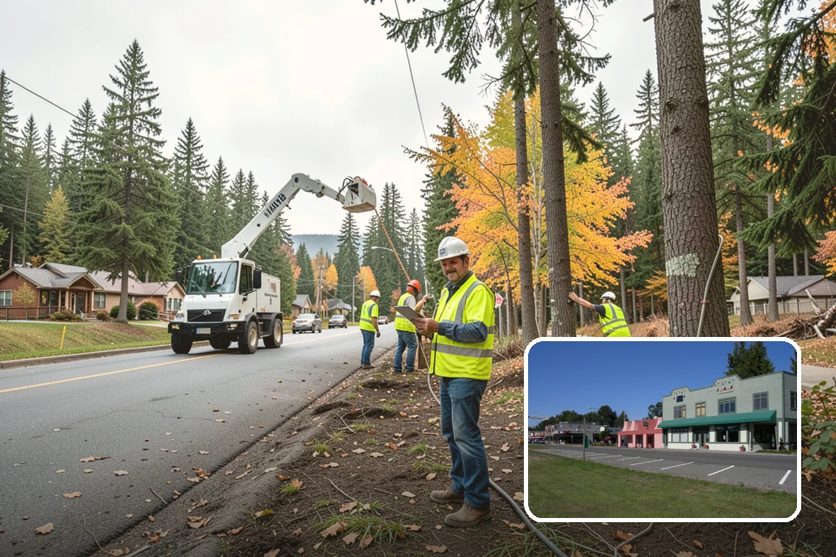 Municipal Storm Tree Response in Snoqualmie, King County, WA - Pre-established on-call terms allow immediate response without emergency procurement delays