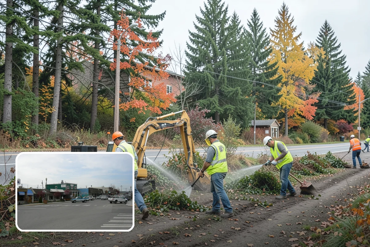 Municipal Storm Tree Response in Stanwood, Snohomish County, WA - Pre-established on-call terms allow immediate response without emergency procurement delays