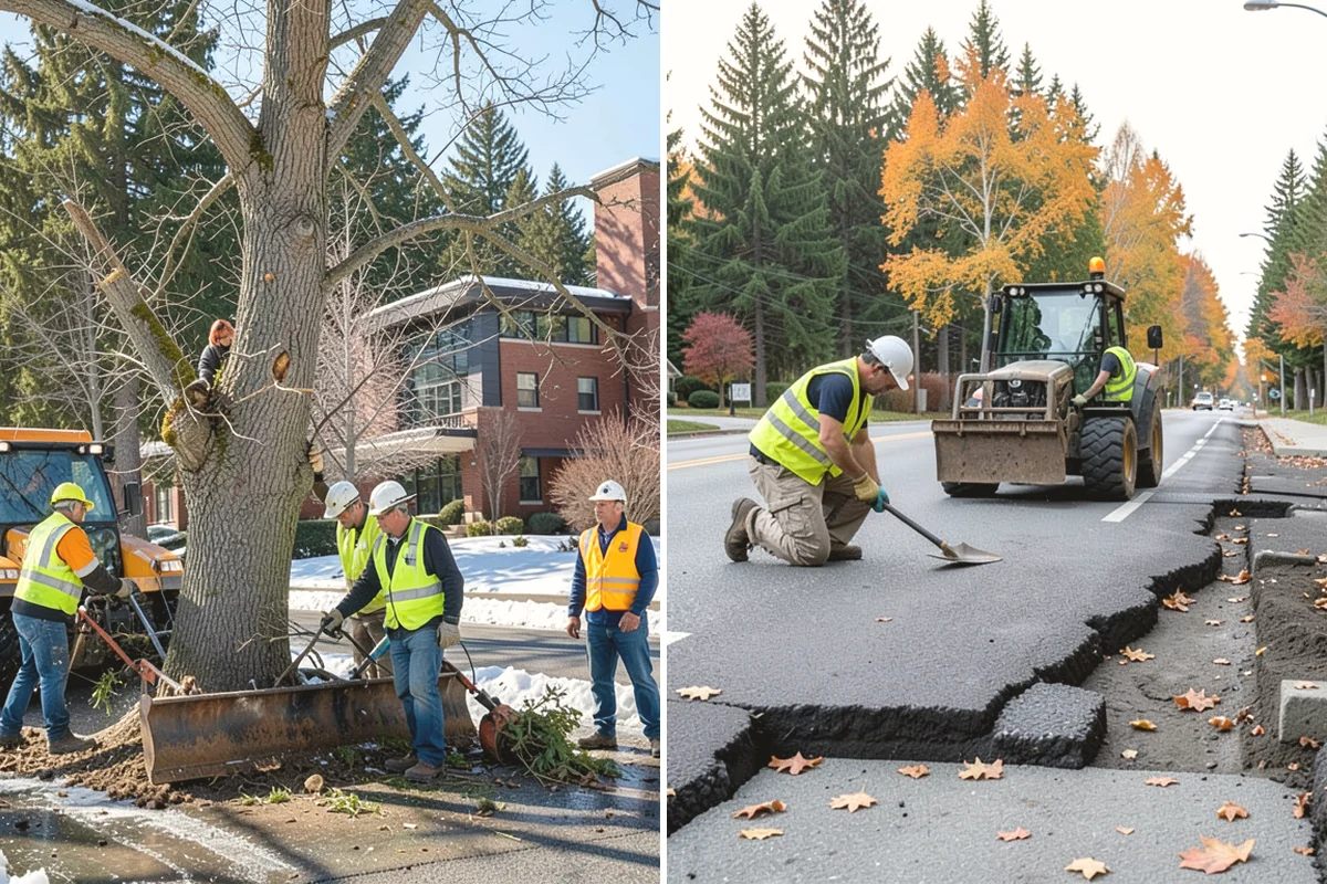 Municipal Storm Tree Response in University Place, Pierce County, WA - We activate under your on-call agreement when a storm event is declared