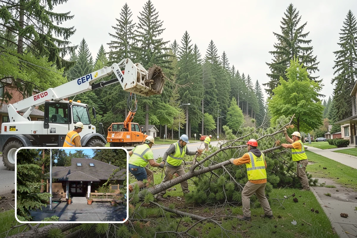 Municipal Storm Tree Response in Yarrow Point, King County, WA - Pre-established on-call terms allow immediate response without emergency procurement delays