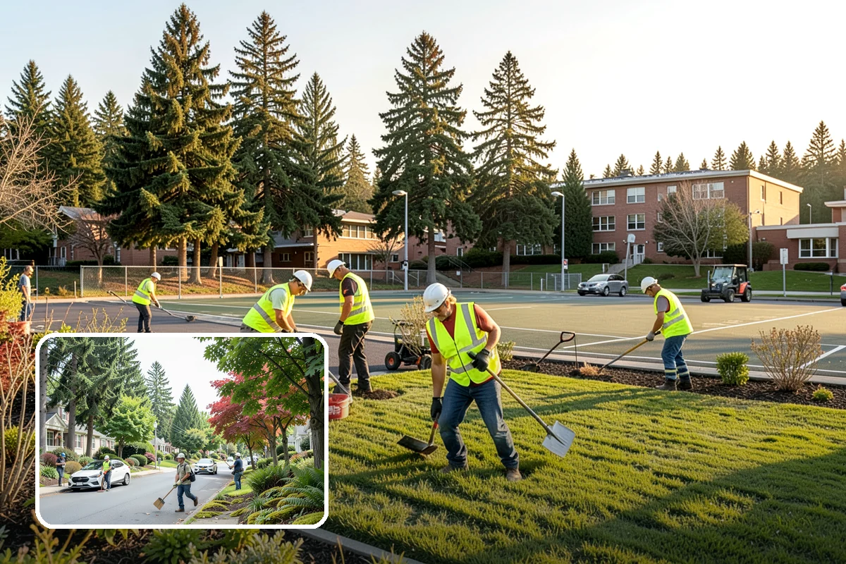 Municipal Stump Grinding in Beaux Arts Village, King County, WA - Below-grade grinding removes trip and mowing hazards from public spaces