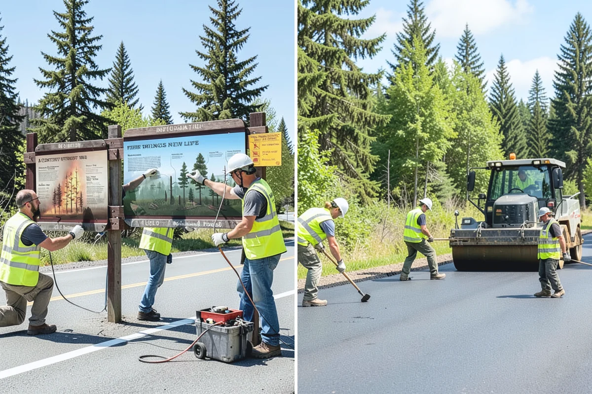 Municipal Stump Grinding in Bonney Lake, Pierce County, WA - Provide a stump list or map and we schedule utility locates for each location