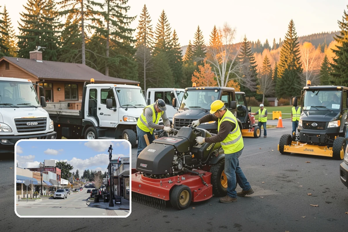 Municipal Stump Grinding in Bothell, King County, WA - Below-grade grinding removes trip and mowing hazards from public spaces