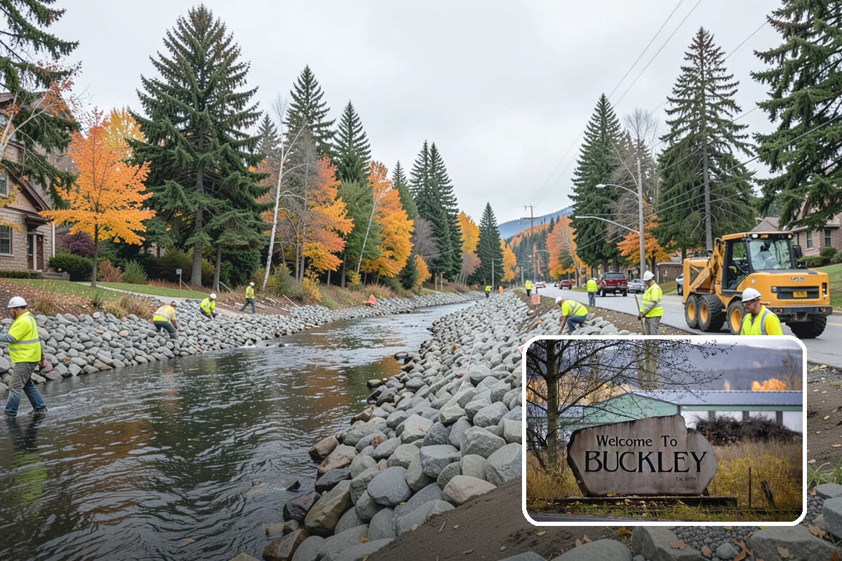 Municipal Stump Grinding in Buckley, Pierce County, WA - Below-grade grinding removes trip and mowing hazards from public spaces