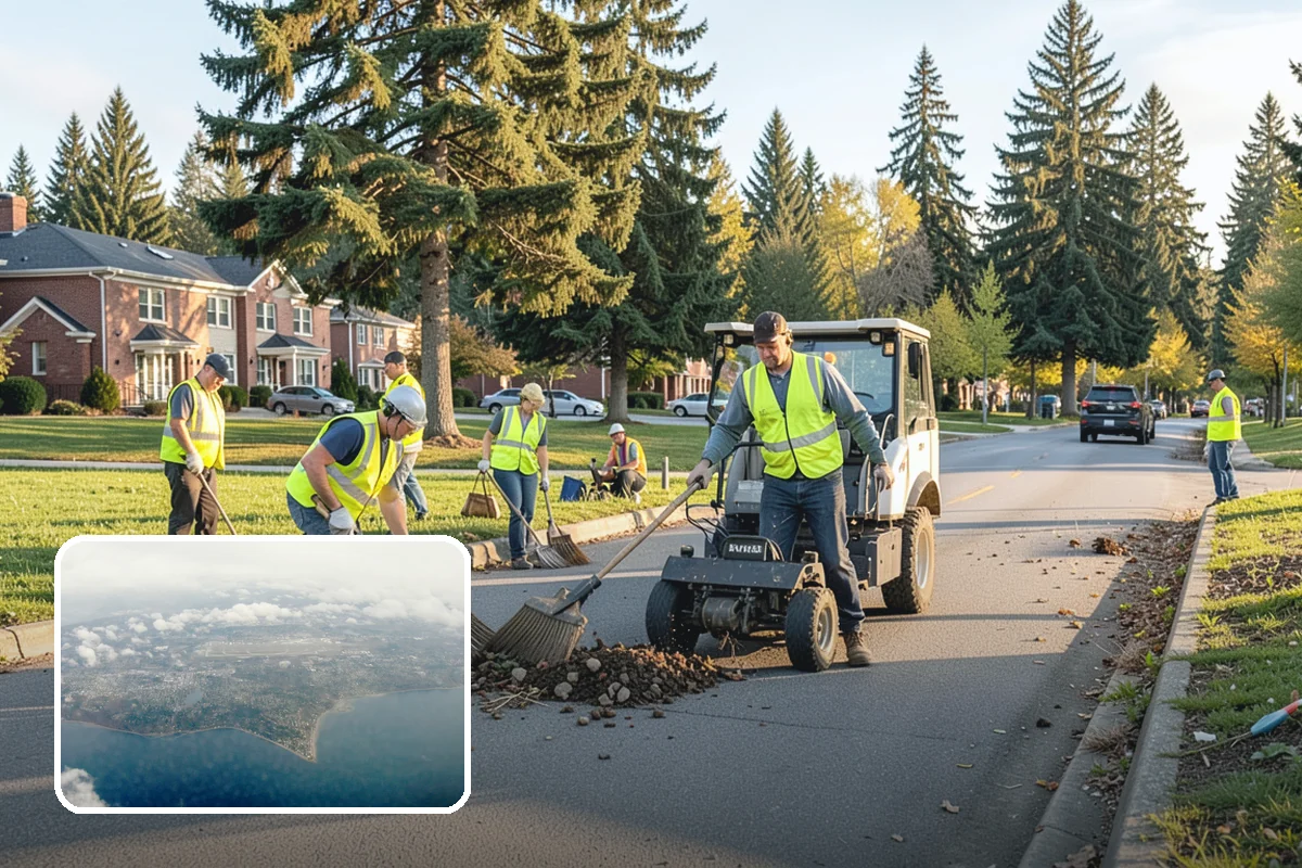 Municipal Stump Grinding in Burien, King County, WA - Below-grade grinding removes trip and mowing hazards from public spaces