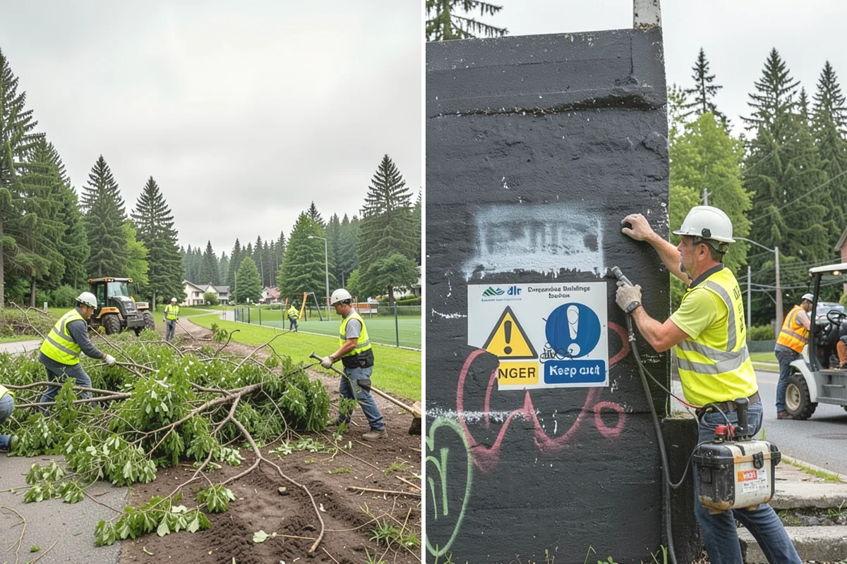 Municipal Stump Grinding in Carbonado, Pierce County, WA - Provide a stump list or map and we schedule utility locates for each location