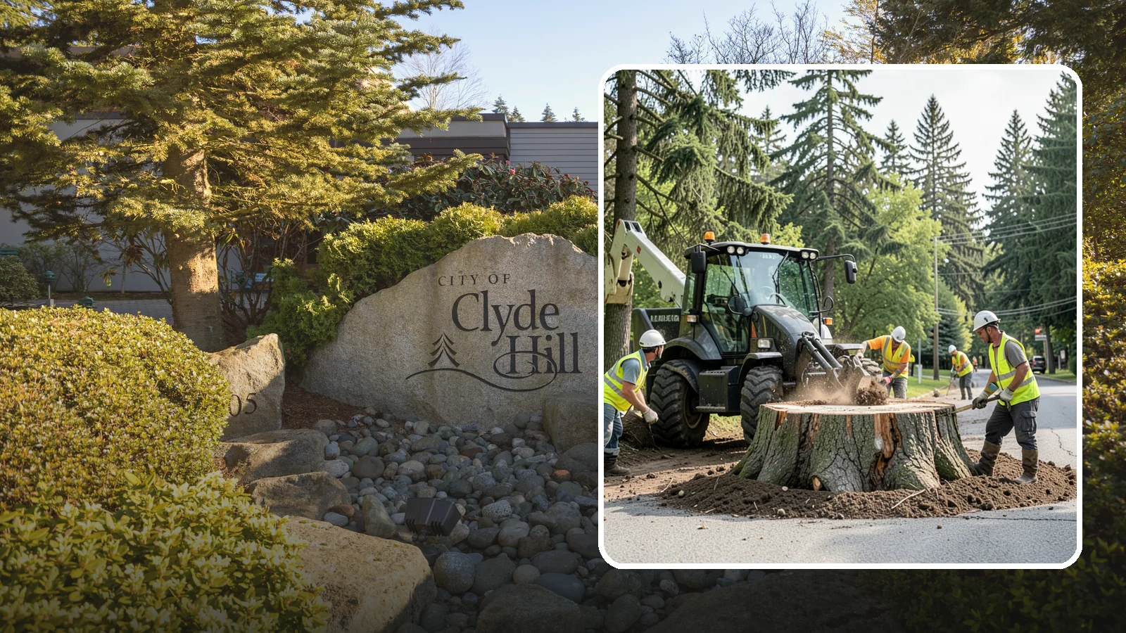 Municipal Stump Grinding in Clyde Hill, King County, WA - We grind and restore public tree stumps to eliminate trip hazards and prepare sites for replanting or turf across Western...