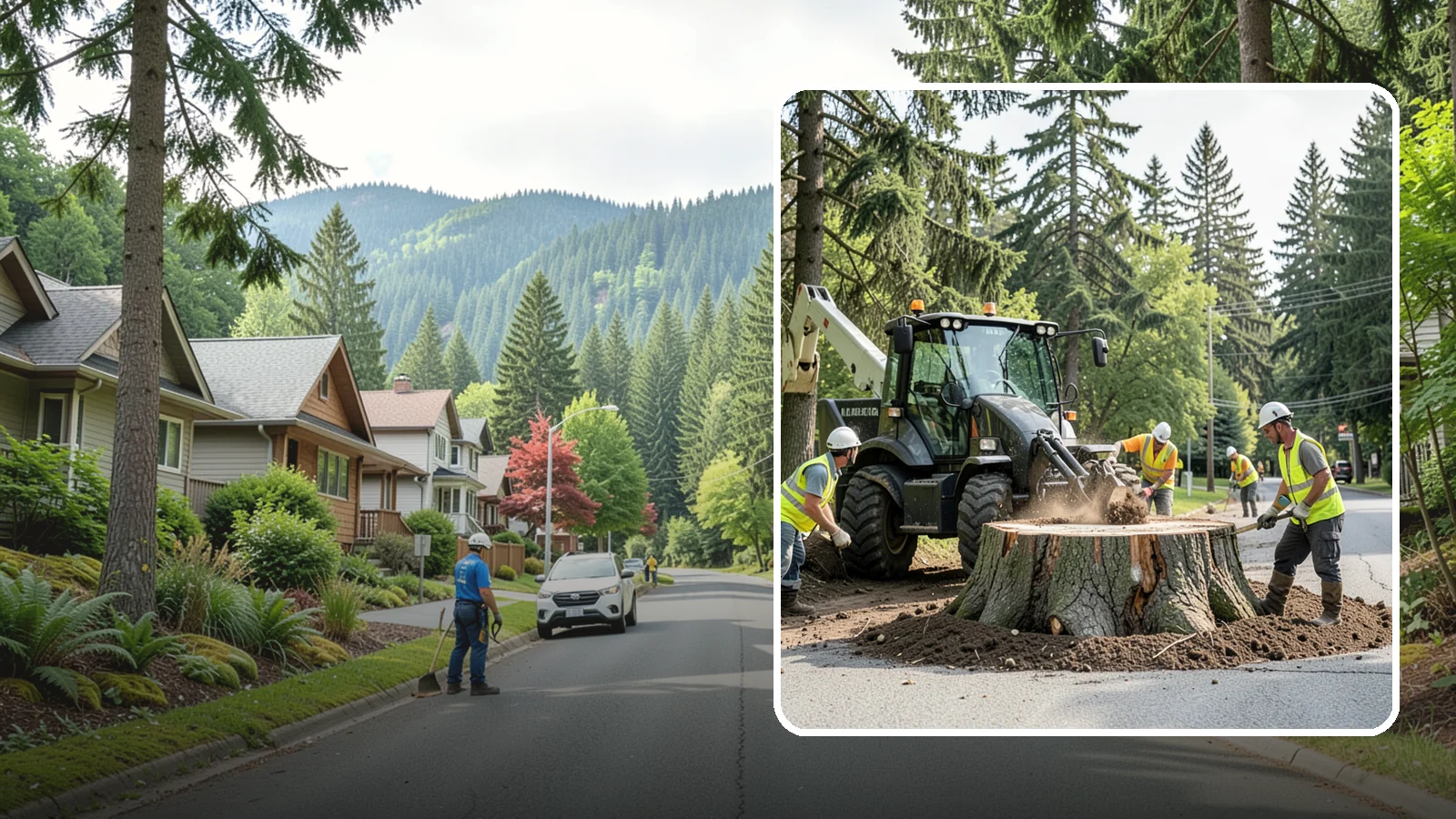 Municipal Stump Grinding in Darrington, Snohomish County, WA - We grind and restore public tree stumps to eliminate trip hazards and prepare sites for replanting or turf across Western...