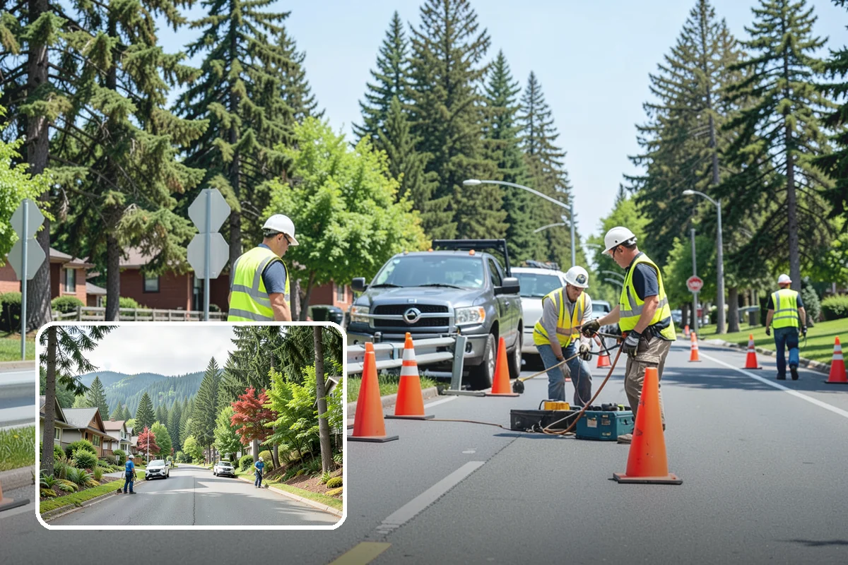 Municipal Stump Grinding in Darrington, Snohomish County, WA - Below-grade grinding removes trip and mowing hazards from public spaces