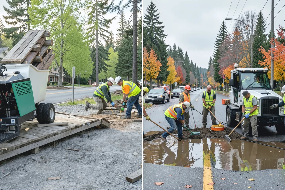 Municipal Stump Grinding in Darrington, Snohomish County, WA - Provide a stump list or map and we schedule utility locates for each location