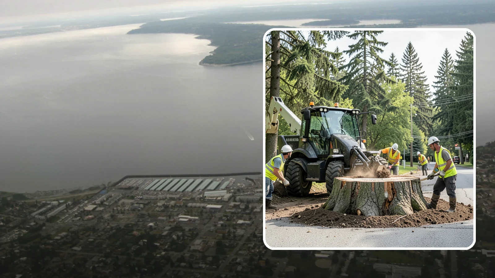 Municipal Stump Grinding in Des Moines, King County, WA - We grind and restore public tree stumps to eliminate trip hazards and prepare sites for replanting or turf across Western...