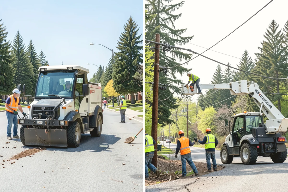 Municipal Stump Grinding in Edgewood, Pierce County, WA - Provide a stump list or map and we schedule utility locates for each location