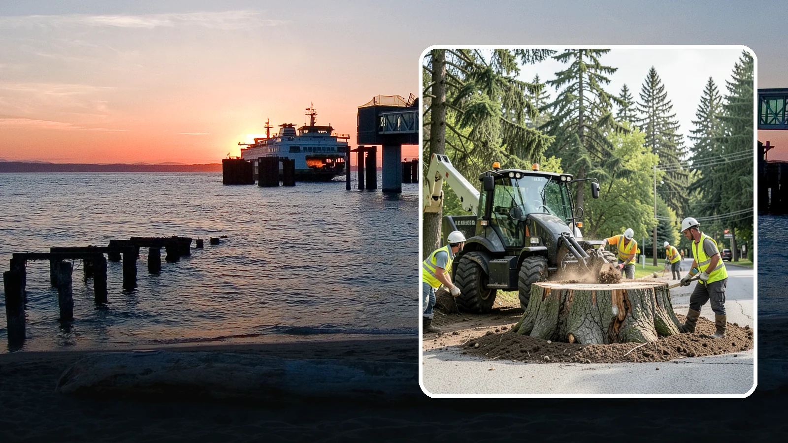 Municipal Stump Grinding in Edmonds, Snohomish County, WA - We grind and restore public tree stumps to eliminate trip hazards and prepare sites for replanting or turf across Western...